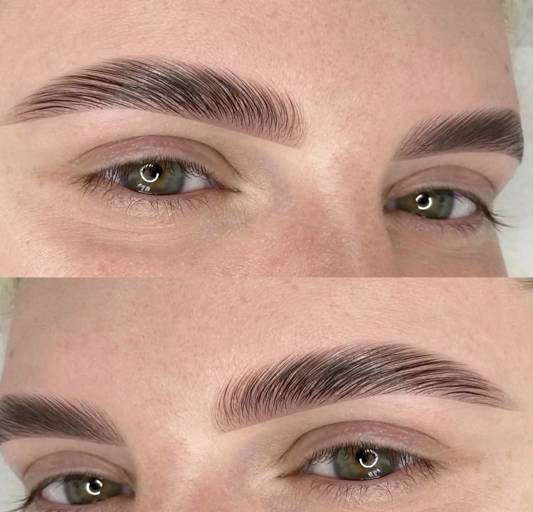 Cosmetic eyebrow tattoo Brisbane